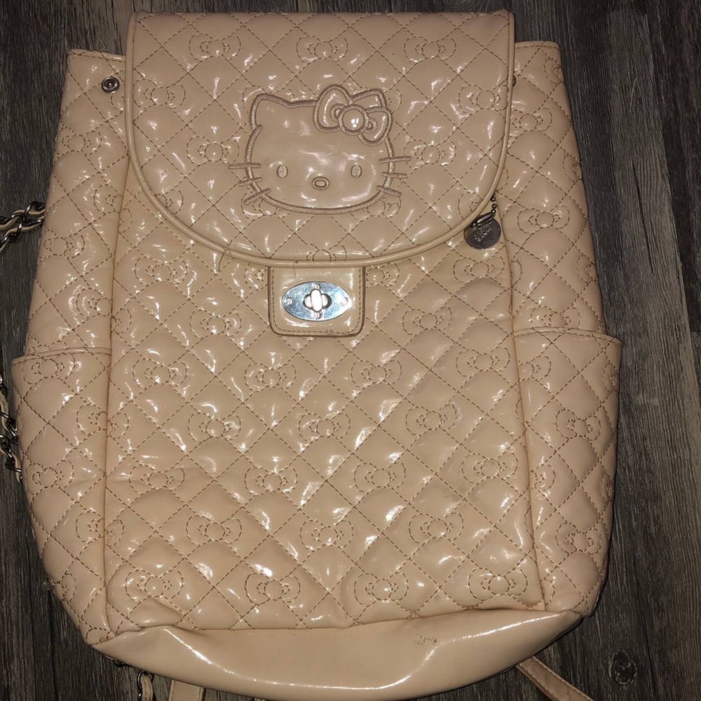Hello Kitty Quilted Backpack (Senrio Bags)